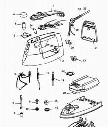 Black & Decker SE630S IRON spare parts