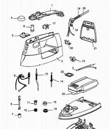 Black & Decker SE540S IRON spare parts