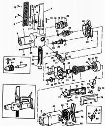 Black & Decker P1723 DRILL spare parts