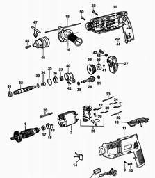 Black & Decker PL25 DRILL spare parts
