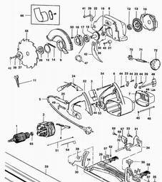 Elu MH151 spare parts