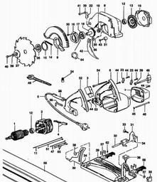 Black & Decker P8809 CIRC. SAW spare parts