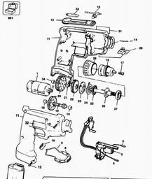 Black & Decker 5912 CORDLESS DRILL spare parts