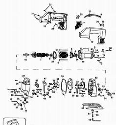 Black & Decker 3157 JIGSAW spare parts