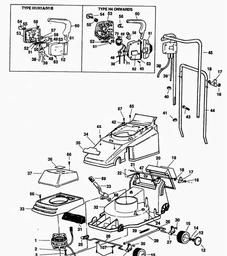 Black & Decker GR350 ROTARY MOWER spare parts