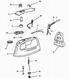 Black & Decker SE20S IRON spare parts