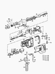 Black & Decker P8022D ROTARY HAMMER spare parts
