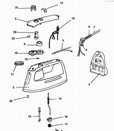 Black & Decker SE30S IRON spare parts
