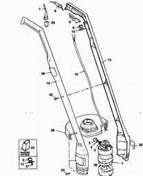 Black & Decker D623 STRING TRIMMER spare parts