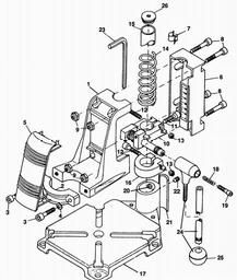 Black & Decker D2002 DRILL STAND spare parts