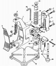 Black & Decker D2000 DRILL STAND spare parts