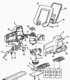 Black & Decker GT334 CLIPPER spare parts