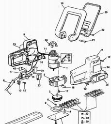 Black & Decker GT344 CLIPPER spare parts