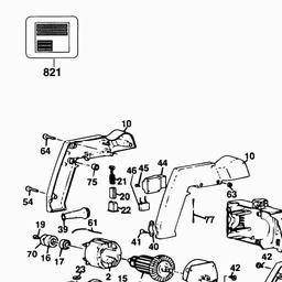 Black & Decker PL40 CIRC. SAW spare parts