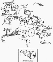 Black & Decker SR300 CIRC. SAW spare parts