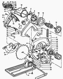Black & Decker DN57 CIRC. SAW spare parts