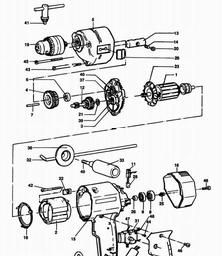 Black & Decker BD204 DRILL spare parts