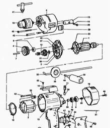 Black & Decker BD206 DRILL spare parts