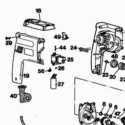 Black & Decker BD240RT DRILL spare parts
