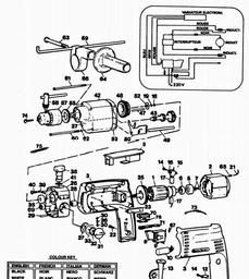 Black & Decker SR930RLE DRILL spare parts