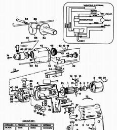 Black & Decker SR935R DRILL spare parts