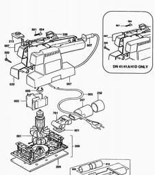 Black & Decker DN41D SANDER spare parts