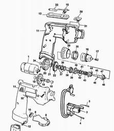 Black & Decker PL95 CORDLESS DRILL spare parts
