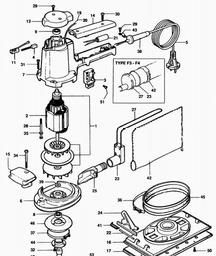 Black & Decker HD2120 SANDER spare parts