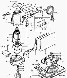 Black & Decker P6305 ORBITAL SANDER spare parts