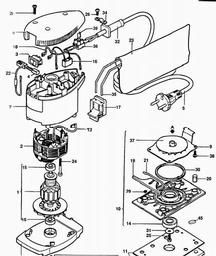 Elu MVS500 spare parts