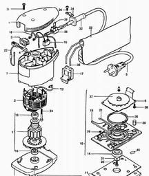 Elu MVS501 spare parts