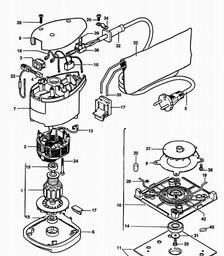 Black & Decker SR400 SANDER spare parts