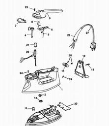 Black & Decker F392FS STEAM IRON spare parts