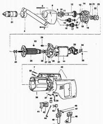 Black & Decker P1522 DRILL spare parts