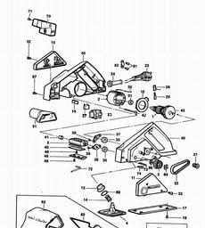 Black & Decker BD713 PLANER spare parts