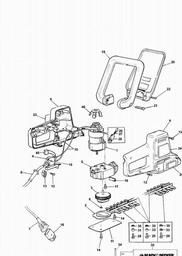 Black & Decker GT220P HEDGETRIMMER spare parts