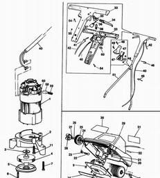 Black & Decker GR101 ROTARY MOWER spare parts