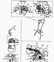 Black & Decker GR103 ROTARY MOWER spare parts