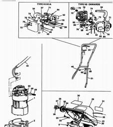 Black & Decker GR104 ROTARY MOWER spare parts