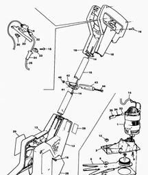Black & Decker GV100 POWER WEEDER spare parts