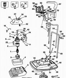 Black & Decker GX341 HOVER MOWER spare parts