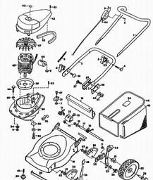 Black & Decker GR530C ROTARY MOWER spare parts