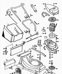 Black & Decker GR520C ROTARY MOWER spare parts