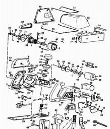 Black & Decker SR600K PLANER spare parts