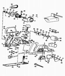 Black & Decker DN750 POWER PLANE spare parts