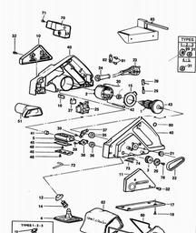Black & Decker BD710 PLANER spare parts