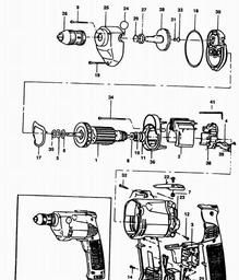 Black & Decker P8801 DRILL spare parts