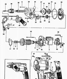 Black & Decker P8802 DRILL spare parts