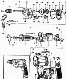 Black & Decker P8803 DRILL spare parts