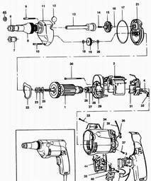 Black & Decker P7311 SCREWDRIVER spare parts